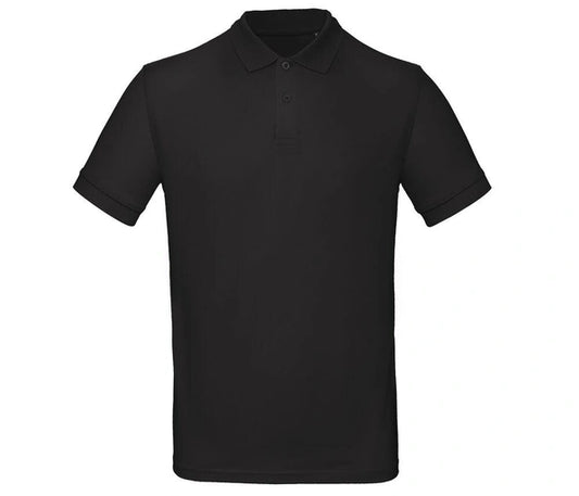 Polo heren zwart (borst logo)